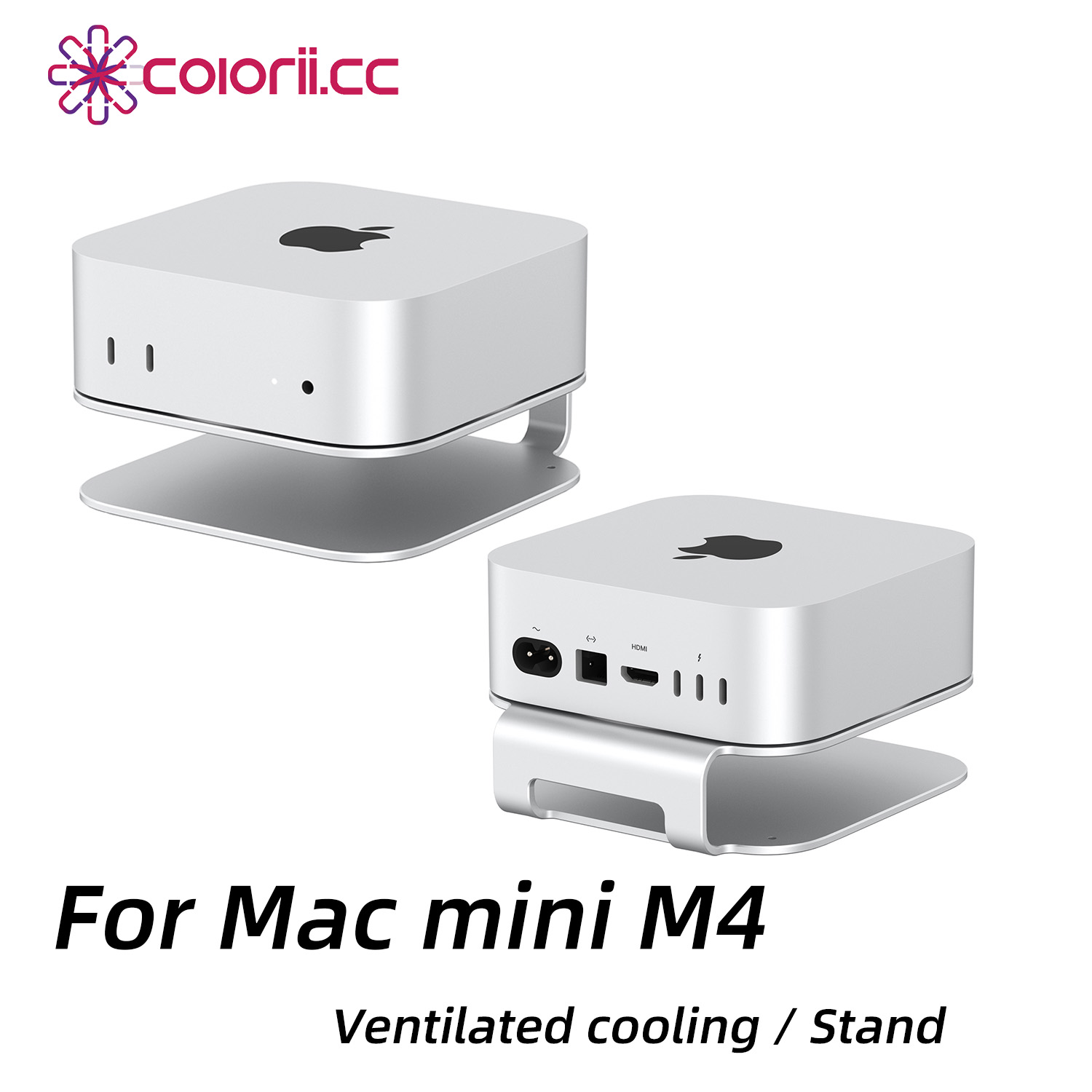 Mac Laptop Accessories - Colorii Mac Mini M4/M4 Pro용 데스크탑