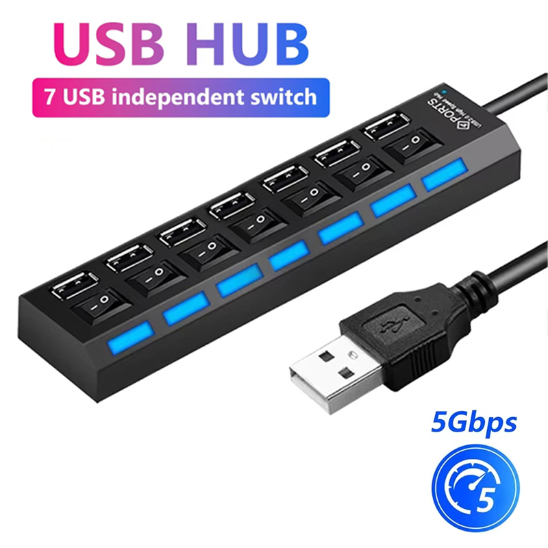 Laptop Accessories Parts - 노트북 컴퓨터 액세서리용 7 포트 USB