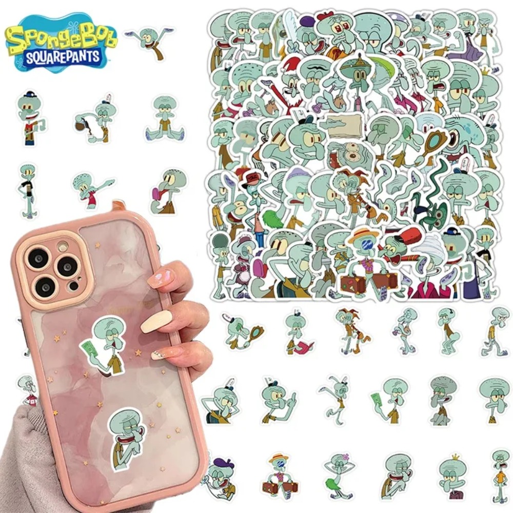 Laptop Accessories Gadgets - 60개 스폰지밥 스퀴디워드 텐탈클스 장식 스티커