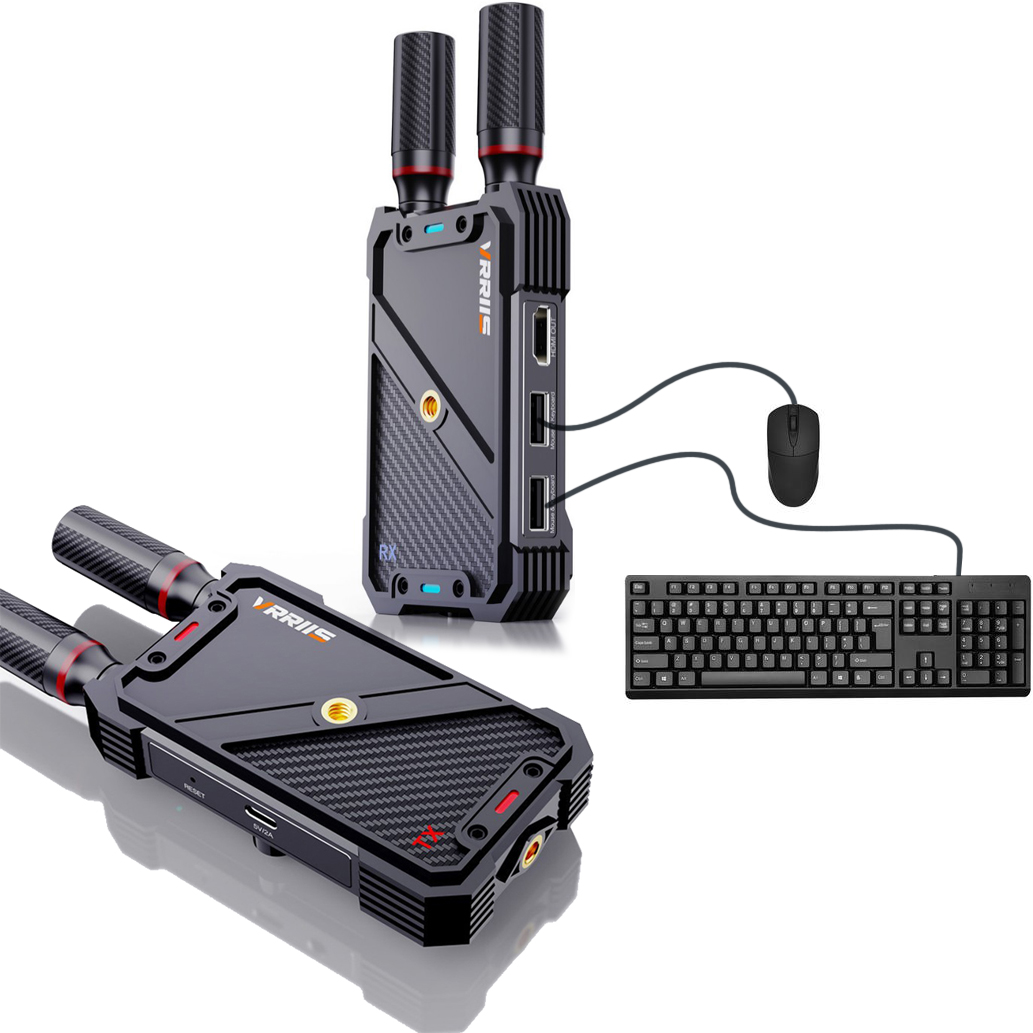 Laptop Ergonomic Accessories - VRRIIS WL082K 400m 무선 HDMI KVM