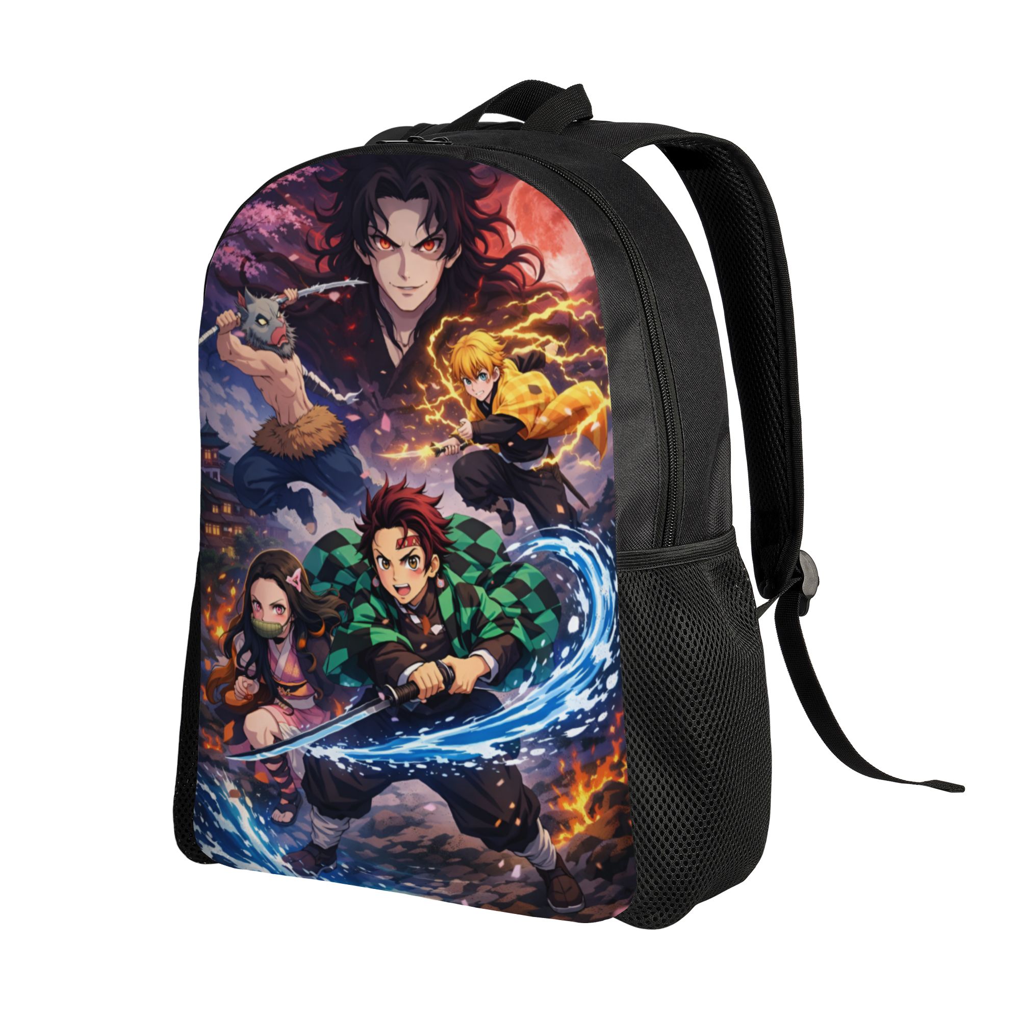 D-Demons Slayers 여행 배낭 여성 남성 학 - Laptop Accessories Parts 리뷰 및 가격