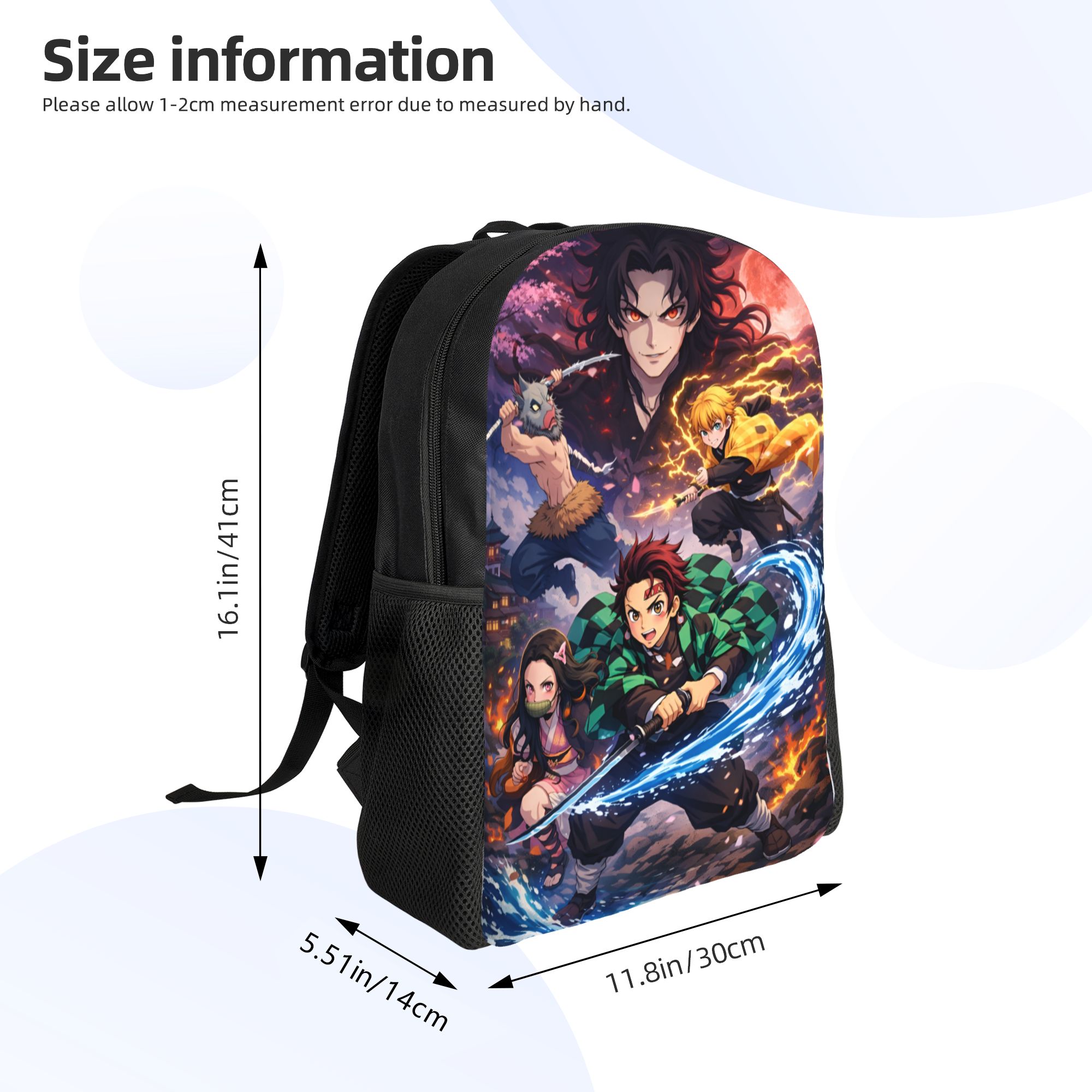 D-Demons Slayers 여행 배낭 여성 남성 학 - Laptop Accessories Parts 리뷰 및 가격