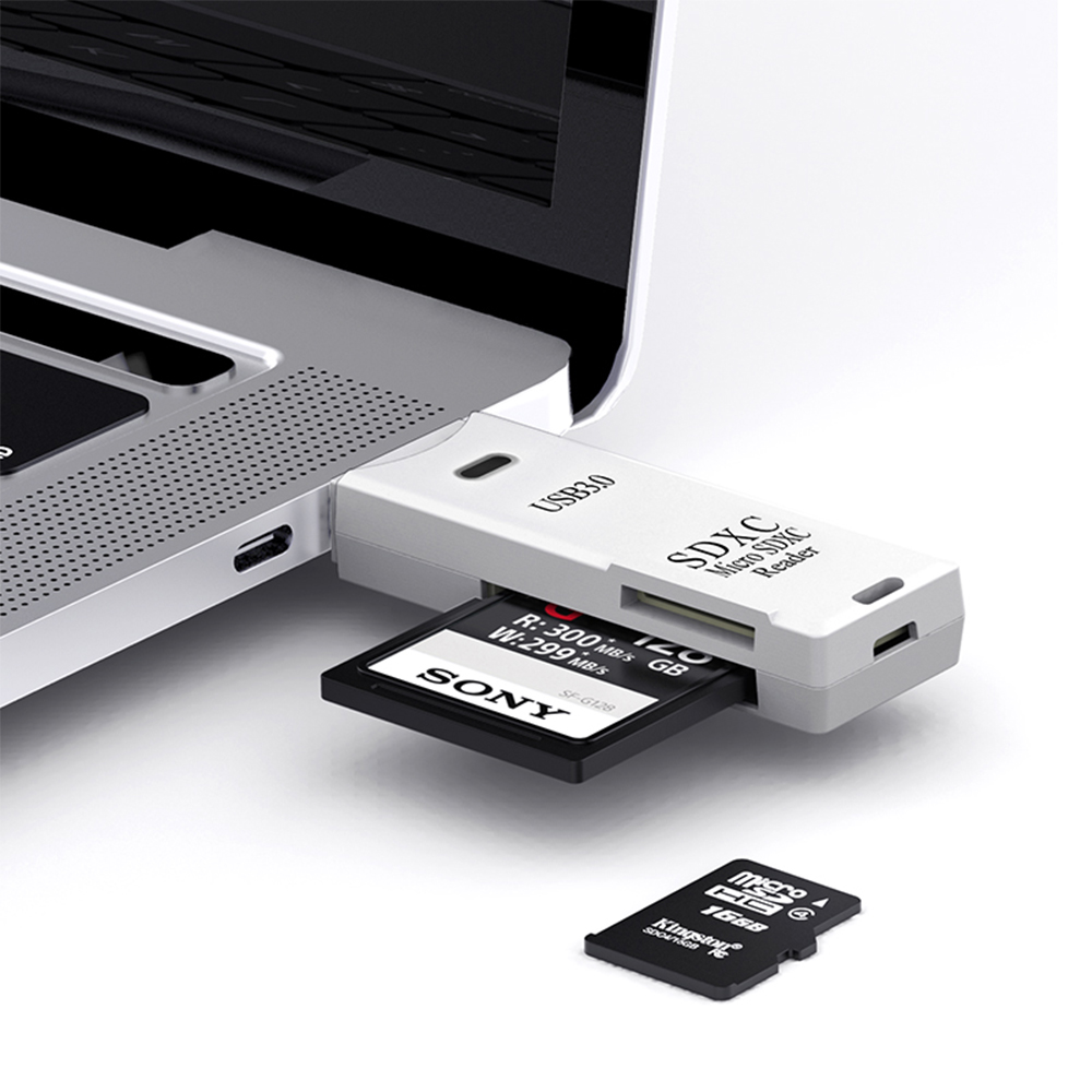 2 in 1 USB 3.0 카드 리더 휴대용 마이크로  - Laptop Accessories Gadgets 리뷰 및 가격
