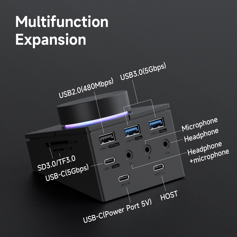 Hagibis 손잡이 USB C 허브(단축 버튼 포함) - Mac Laptop Accessories 리뷰 및 가격