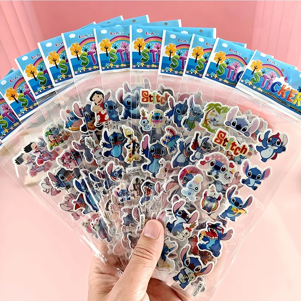 48 시트 귀여운 디즈니 릴로 스티치 스티커 핸드 아카 - Laptop Accessories Parts 리뷰 및 가격