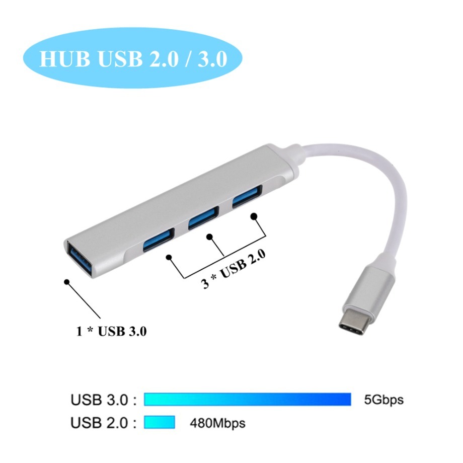 USB C 허브 3.0 C타입 4 포트 멀티 USB 분 - Mac Laptop Accessories 리뷰 및 가격