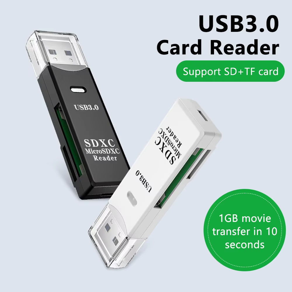 2 in 1 USB 3.0 카드 리더 마이크로 TF S - Laptop Accessories For Programmers 리뷰 및 가격