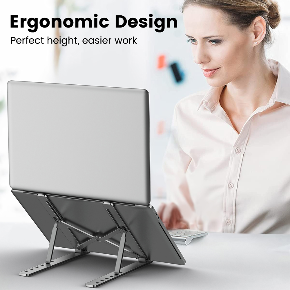 조정 가능한 노트북 홀더 알루미늄 합금 노트북 스탠드  - Mac Laptop Accessories 리뷰 및 가격