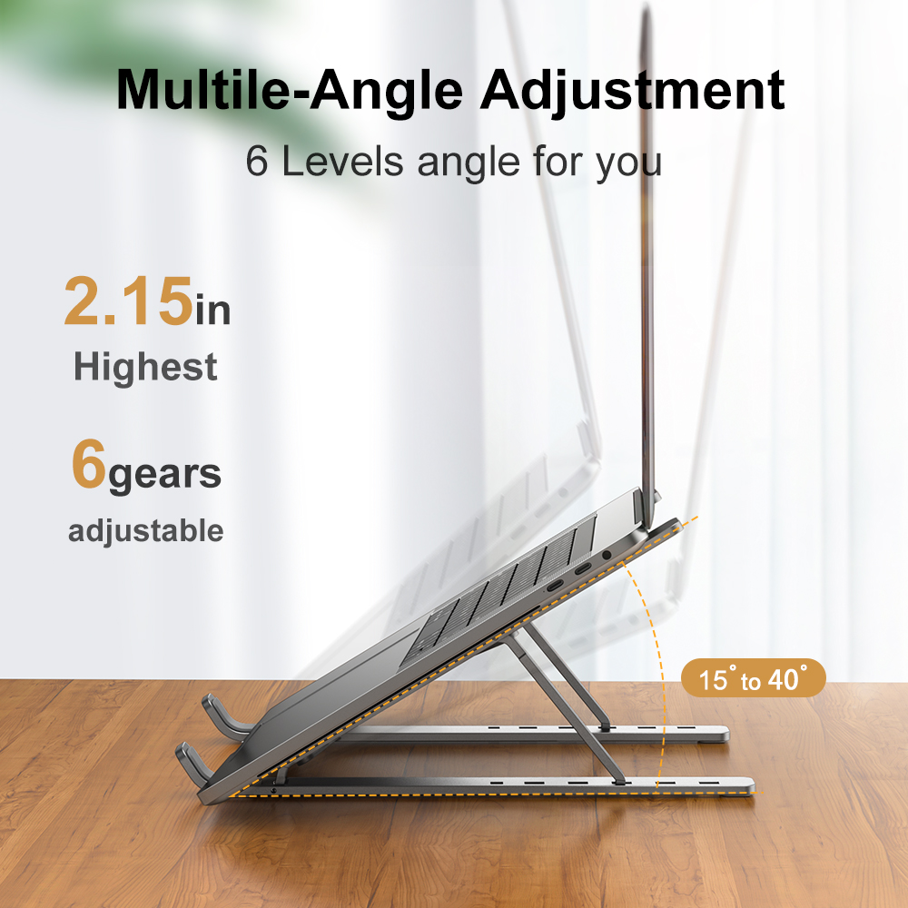 조정 가능한 노트북 홀더 알루미늄 합금 노트북 스탠드  - Mac Laptop Accessories 리뷰 및 가격