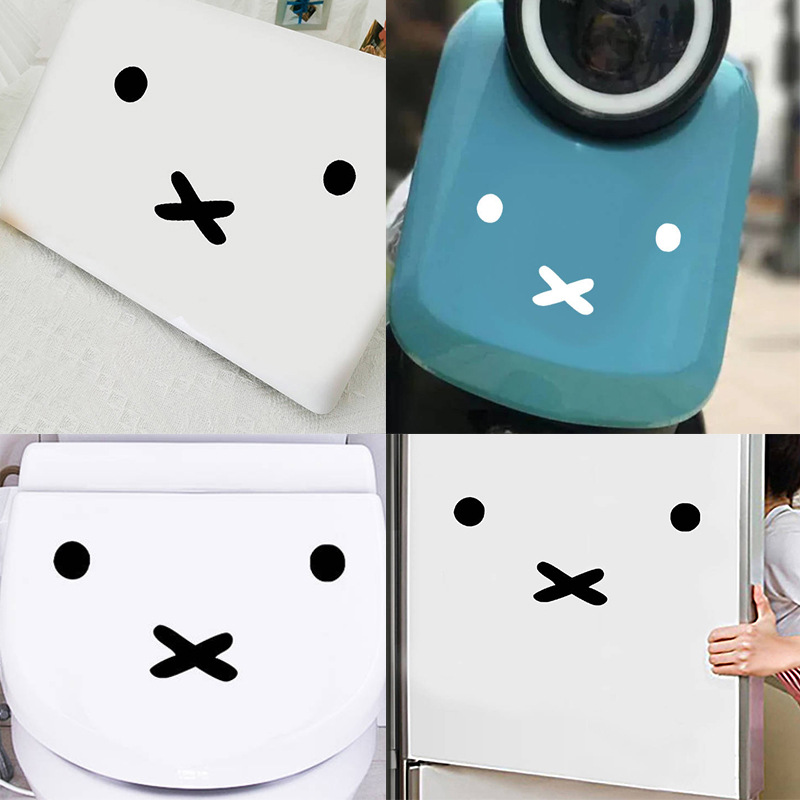 카와이 미피 만화 이모티콘 자동차 스티커 연료 탱크 커 - Laptop Accessories Cover 리뷰 및 가격