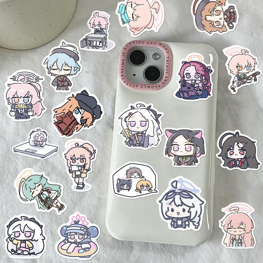 80PCS 애니메이션 블루 아카이브 소라사키 히나 스티 - Laptop Original Accessories 리뷰 및 가격