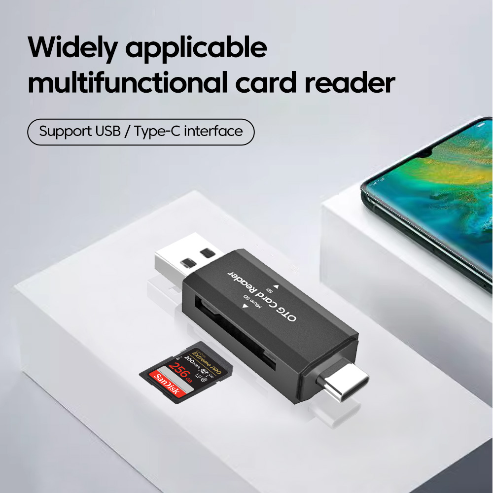 2 in 1 Type C SD TF 카드 리더기 USB - Laptop Accessories For Programmers 리뷰 및 가격