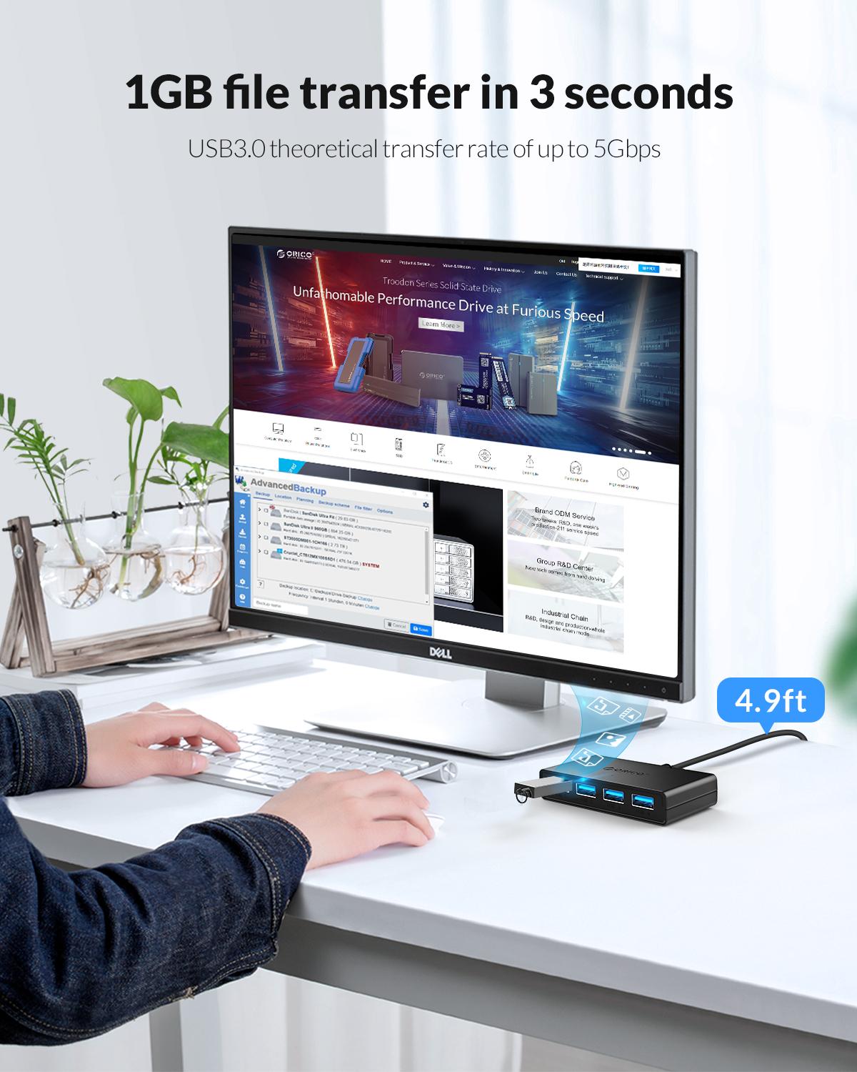 ORICO 허브 USB 4 포트 멀티 USB 3.0 허 - Mac Laptop Accessories 리뷰 및 가격