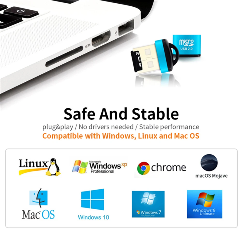 미니 USB 마이크로 SD/TF 메모리 카드 리더 US - Laptop Accessories Gadgets 리뷰 및 가격