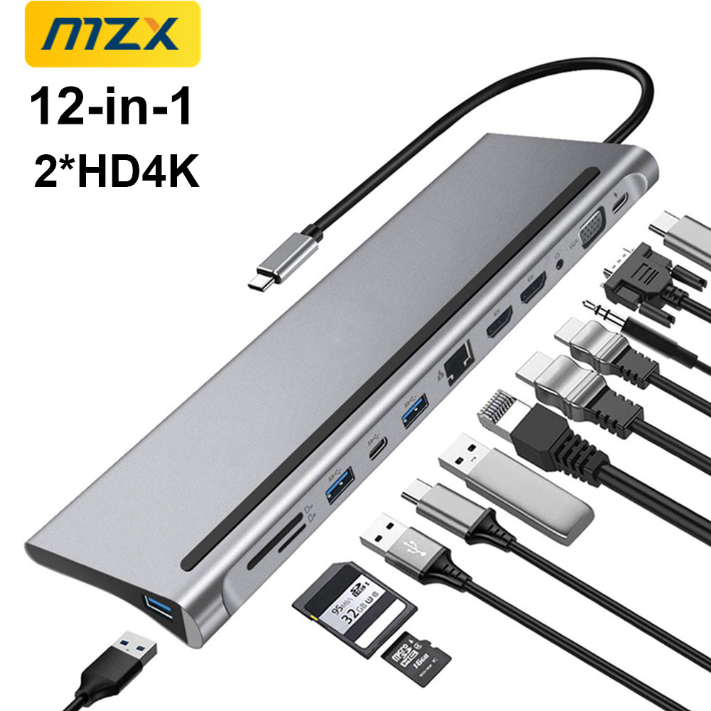 MZX USB 멀티 허브 도킹 스테이션 타입 C 멀티  - Mac Laptop Accessories 리뷰 및 가격