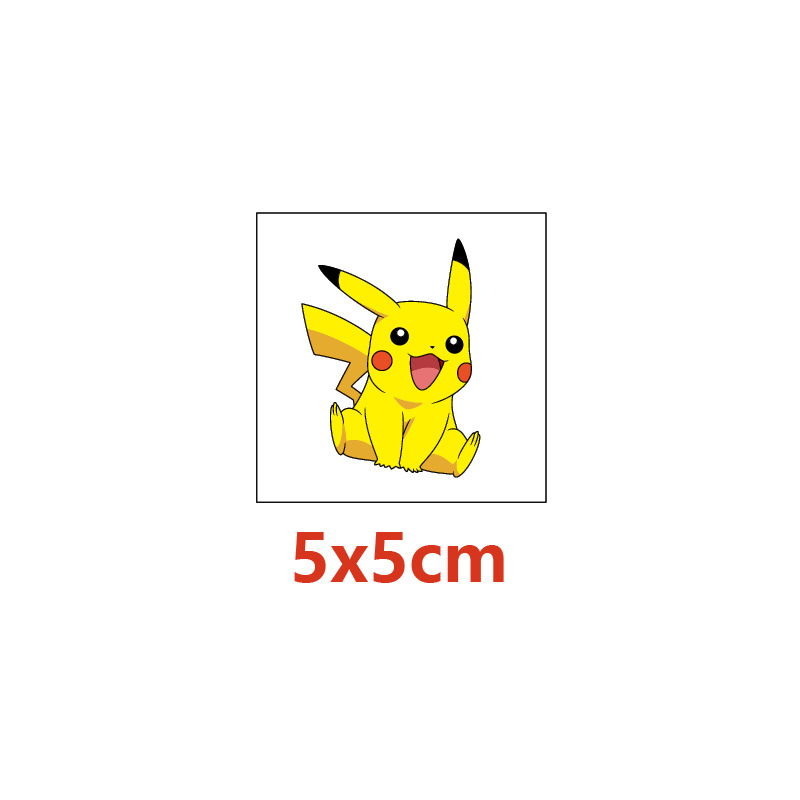 5*5cm 20pcs 포켓몬 피카추 문신 스티커 어린이 - Laptop Accessories Parts 리뷰 및 가격