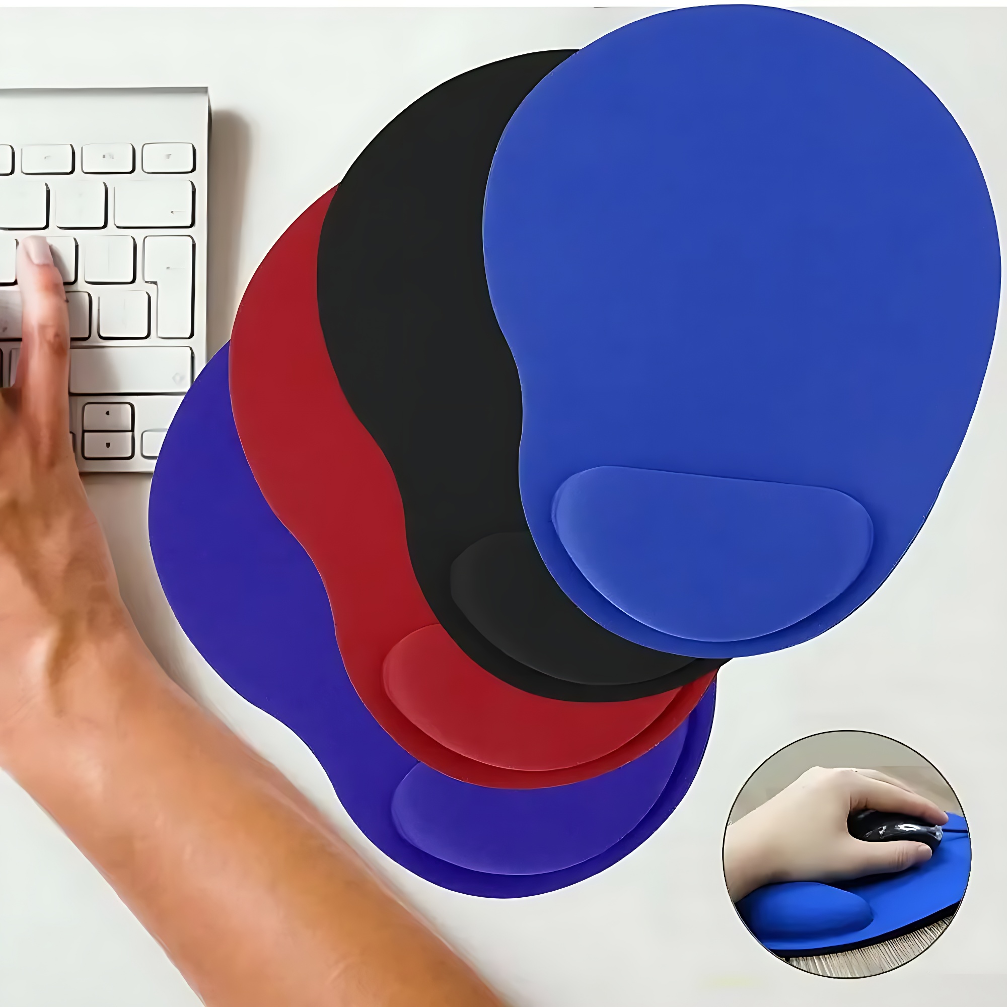 인체 공학적 손목 받침대 마우스 패드 편안한 손목 지원 - Laptop Ergonomic Accessories 리뷰 및 가격