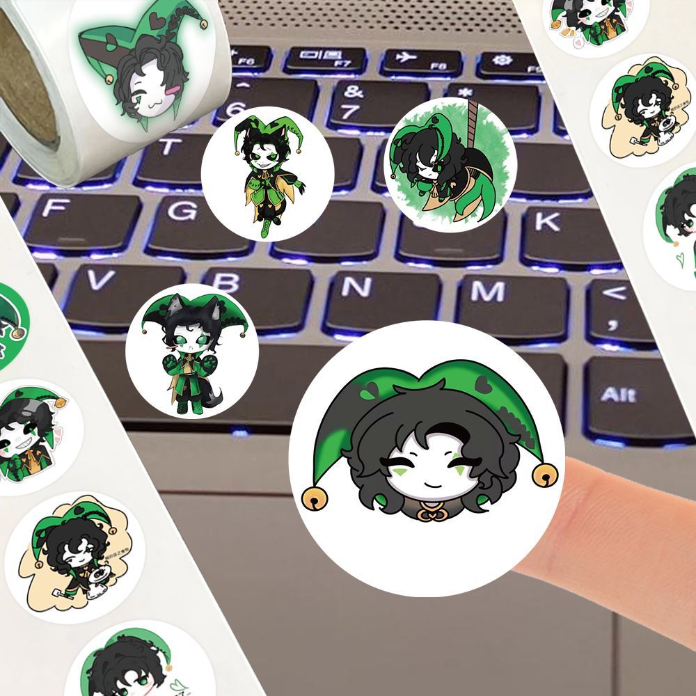 500개/롤 애니메이션 더 프릭 서커스 ‌   DIY  - Laptop Original Accessories 리뷰 및 가격