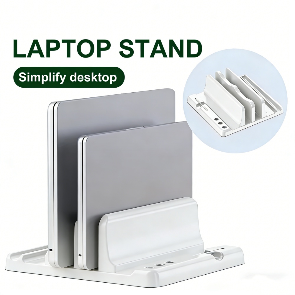 조정 가능한 수직형 노트북 스탠드, 폭 조절 가능 노트 - Laptop Accessories Gadgets 리뷰 및 가격