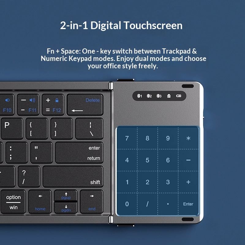Mengzu Tri Fold 무선 블루투스 키보드(숫자 - Laptop Ergonomic Accessories 리뷰 및 가격