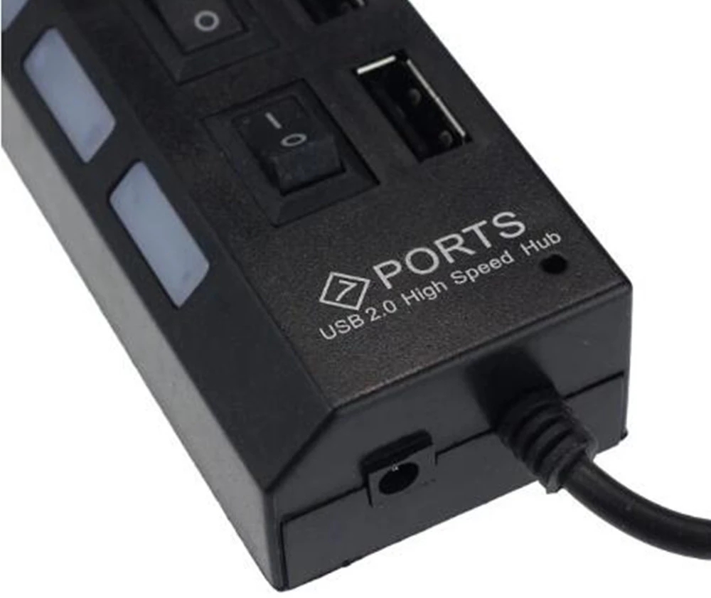 노트북 컴퓨터 액세서리용 7 포트 USB 2.0 허브  - Laptop Accessories Parts 리뷰 및 가격