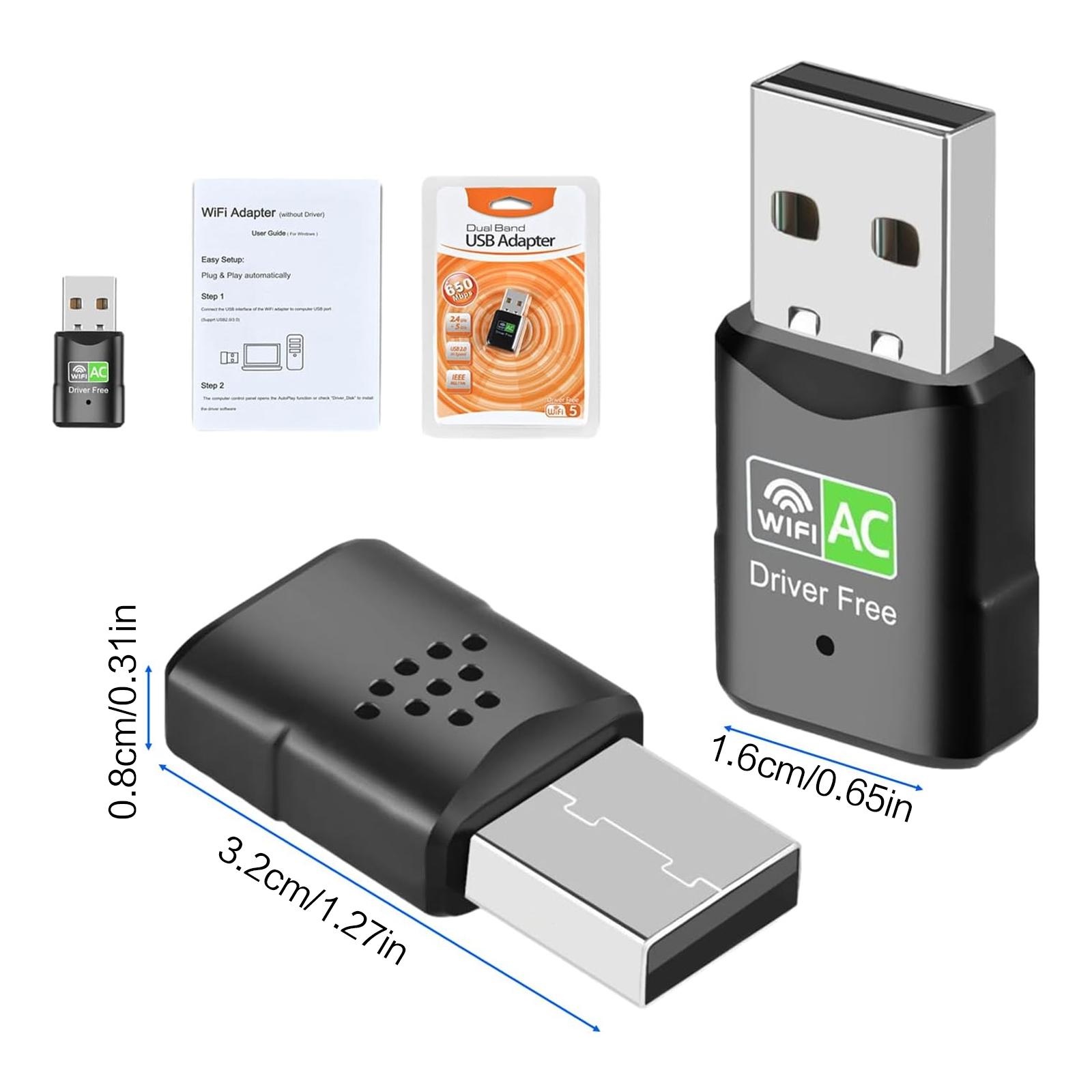 AC600 USB WiFi 어댑터, PC 데스크탑 노트 - Laptop Ergonomic Accessories 리뷰 및 가격