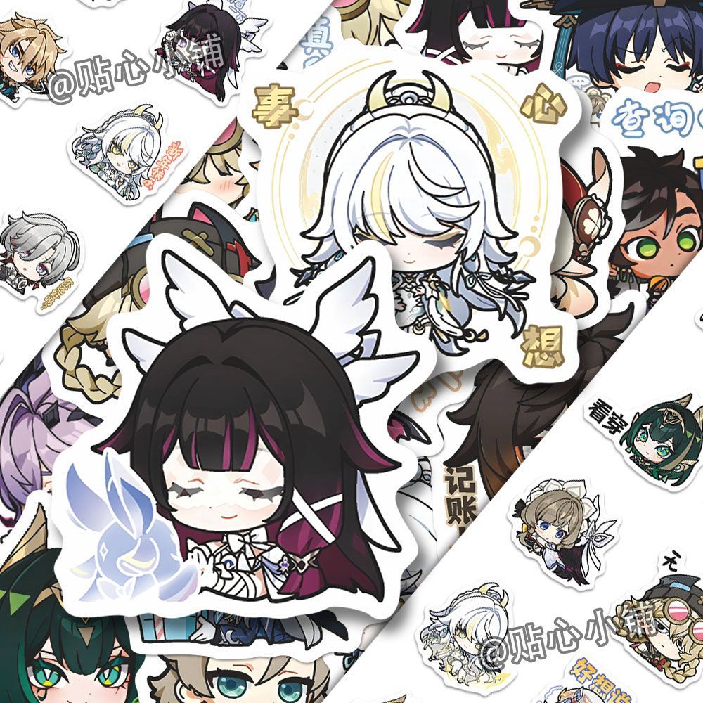 64PCS Genshin Impact Moon Maid - Laptop Original Accessories 리뷰 및 가격