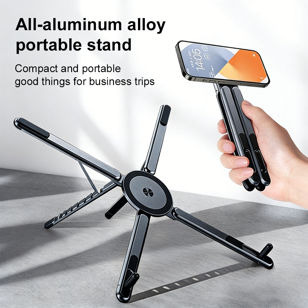 휴대용 자석식 휴대폰 거치대 & 셀카봉 3-in-1 접 - Laptop Ergonomic Accessories 리뷰 및 가격