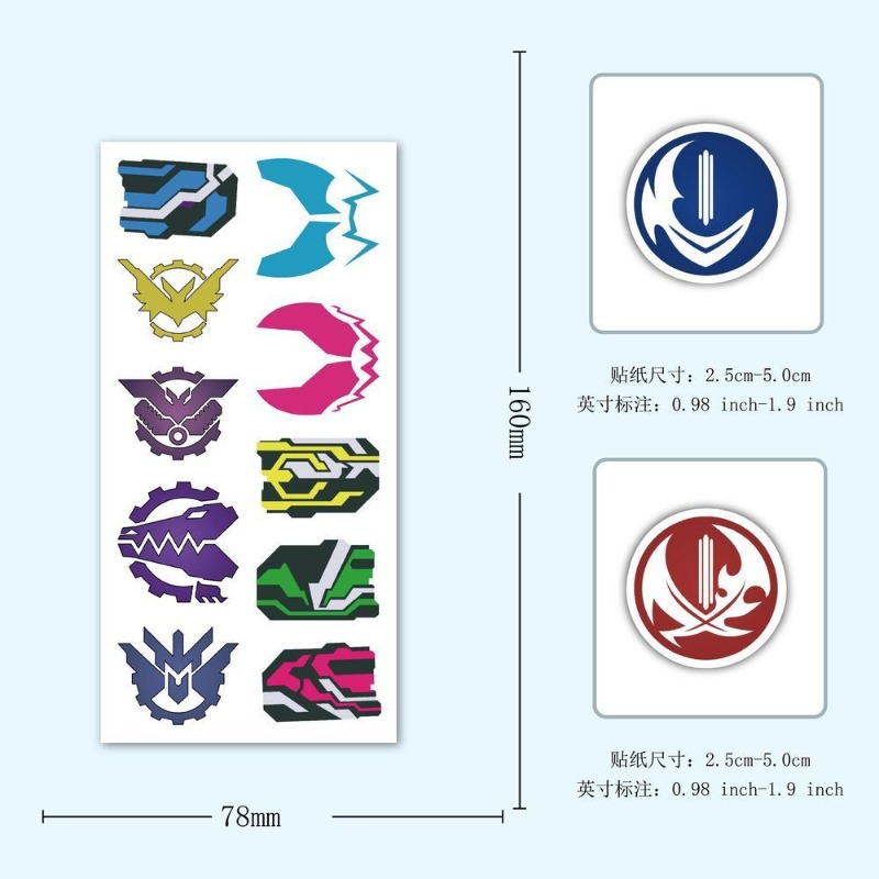 60 시트 가면 라이더 로고 스티커 크리 에이 티브 데 - Laptop Accessories Parts 리뷰 및 가격